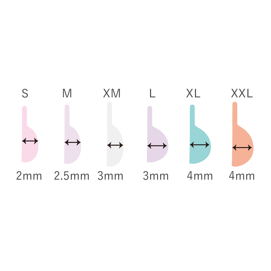 Lash Lift Soft 6 Size Mixed Color Rods Combo