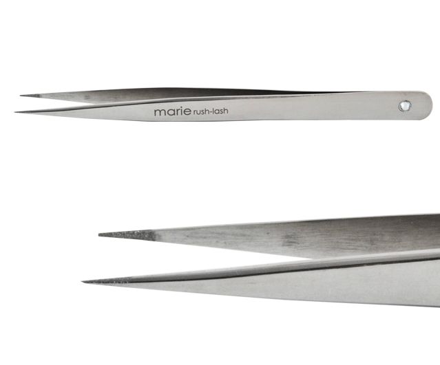 Diamond Powder Tweezers Straight